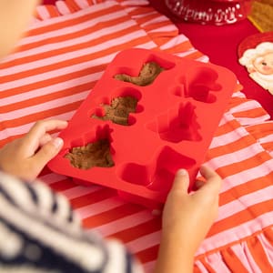 molde Molde Silicone 6 cupcakes Natal