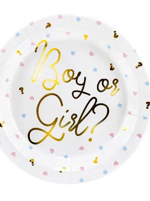 boy or girl 6 Pratos Boy or Girl