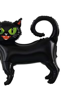 gato Balão gato preto 65cm