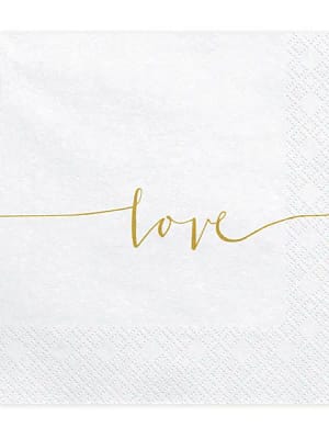 love 20 Guardanapos Love