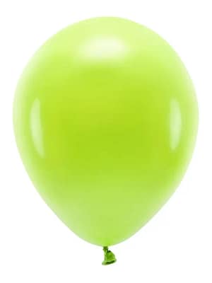 verde maça 10 balões latex Verde maçã 30cm