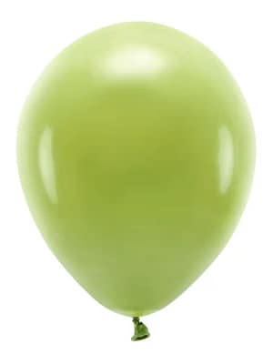 verde olive 10 balões latex Verde azeitona 30cm