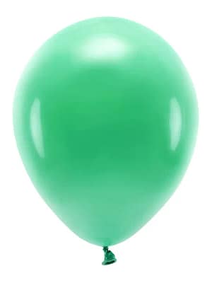 verde 10 balões latex Verde 30cm
