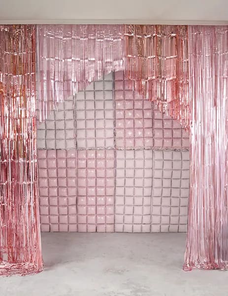 rosaa Painel de balões Rosa (dois tons)