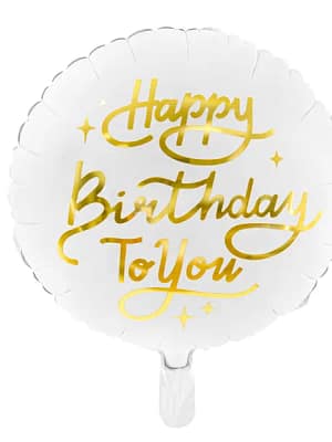 redondo Balão Happy Birthday To You 45cm