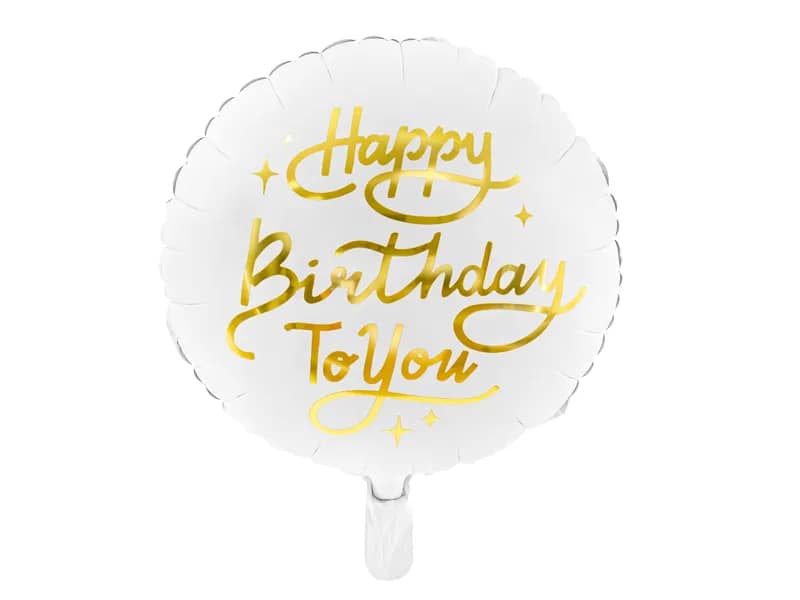 redondo Balão Happy Birthday To You 45cm